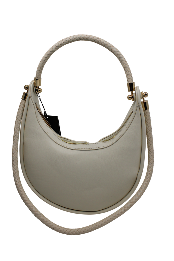 Schoudertas rond - beige