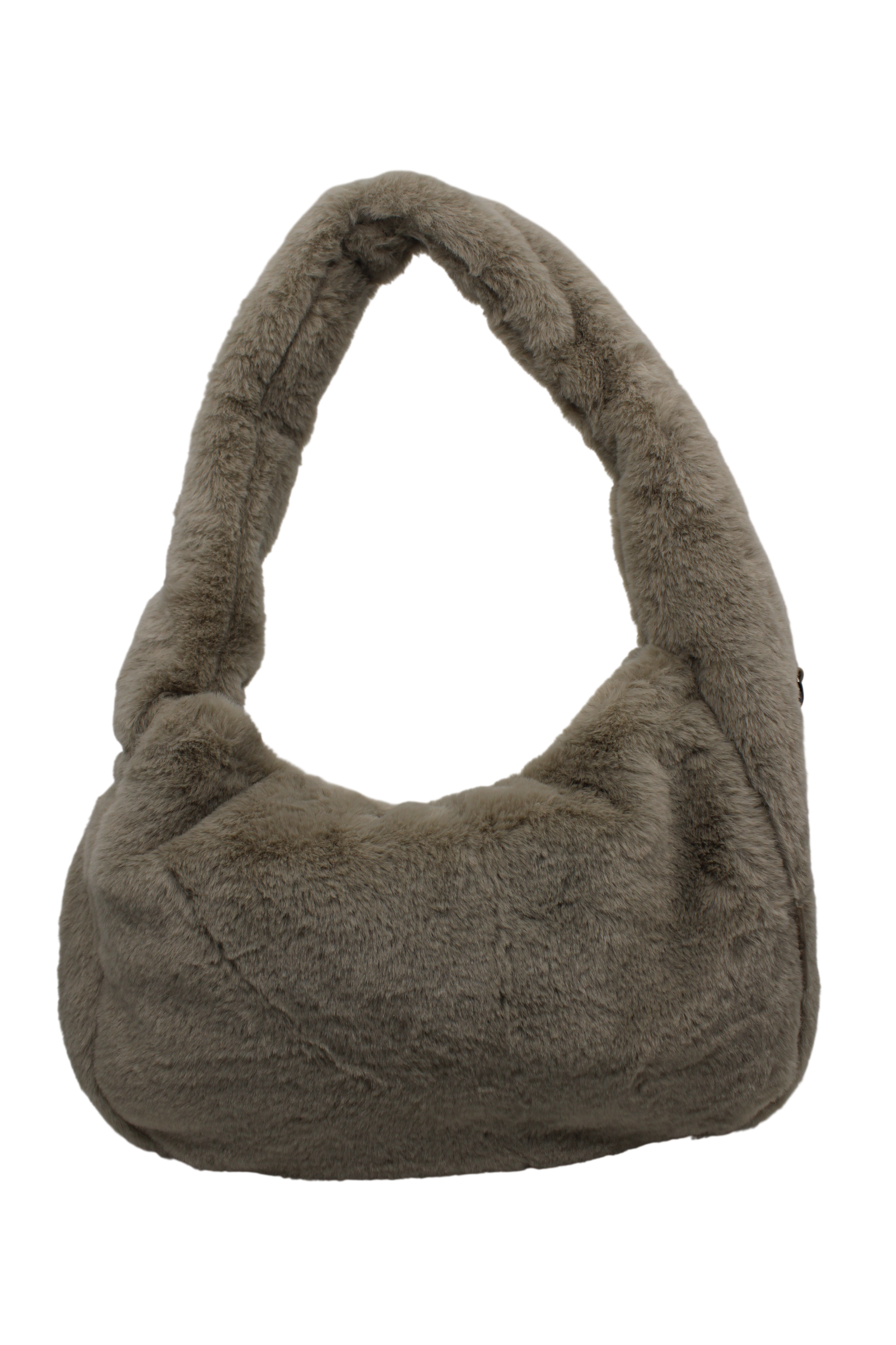 Schoudertas bont - camel