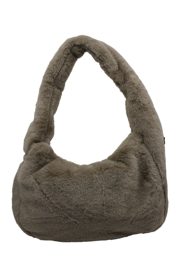 Schoudertas bont - camel