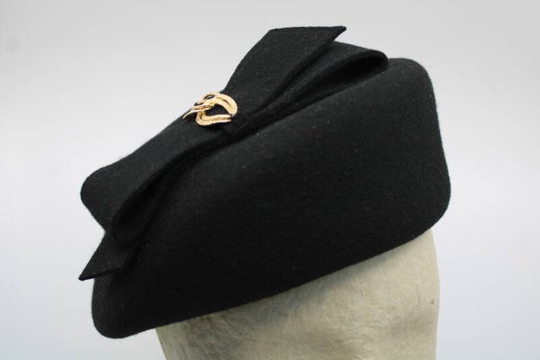 Dop baret - zwart