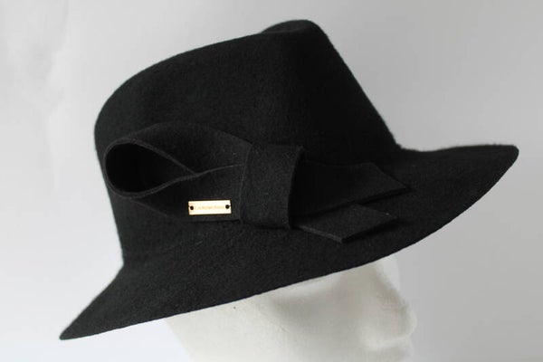 Gleufhoed Eva - zwart