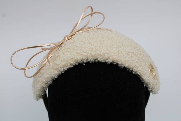 Bandeau teddy - beige