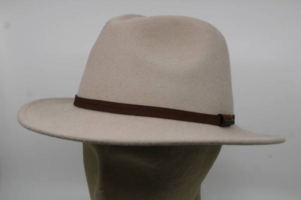 Gleufhoed - taupe/kit