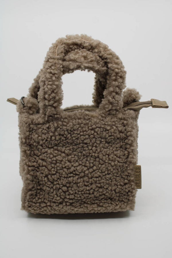 Handtas bont - taupe