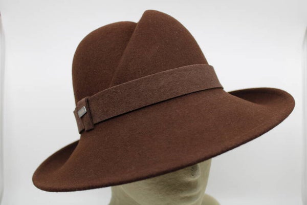 Hoed Kate - donkerbruin