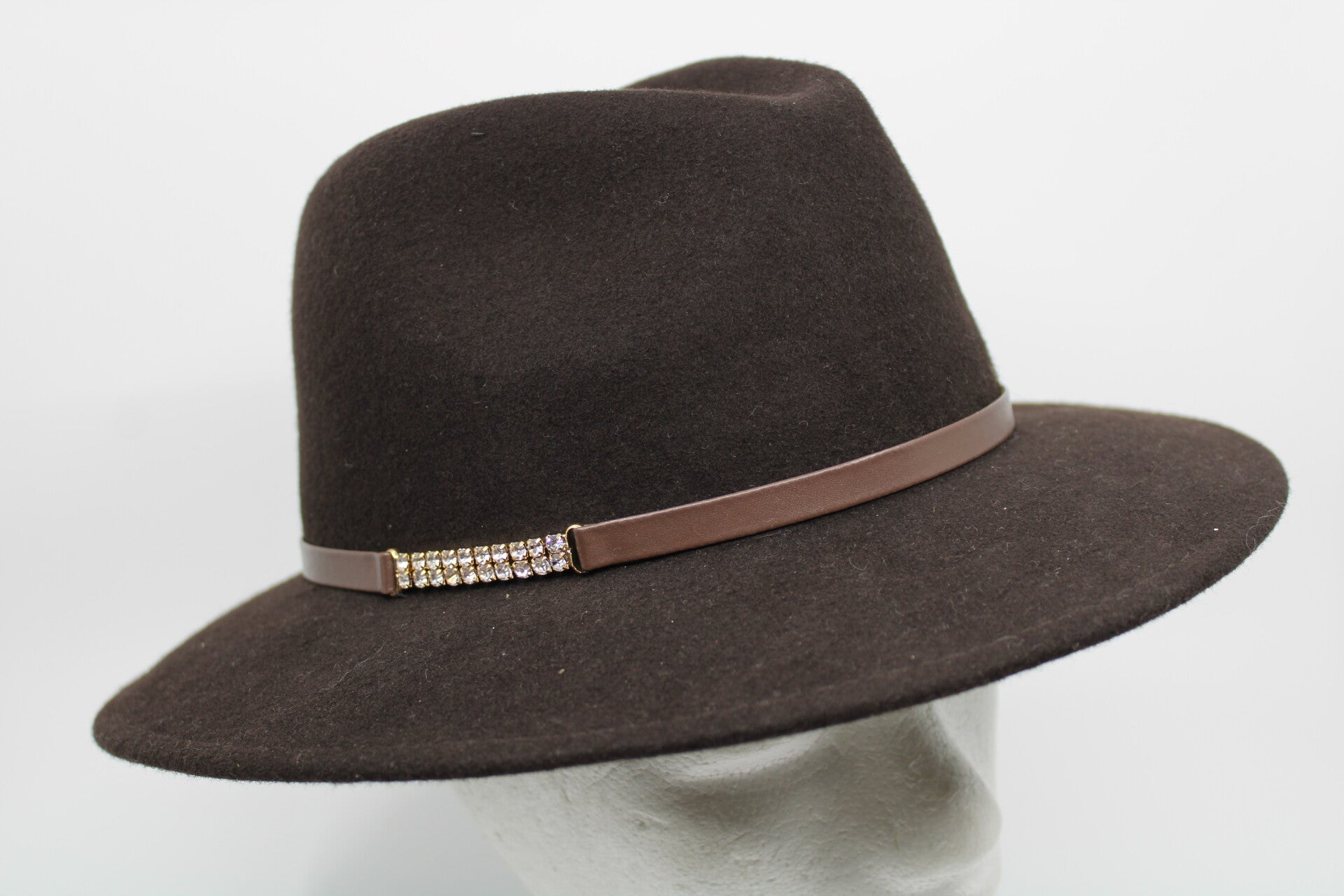 Gleufhoed Anna - donker bruin