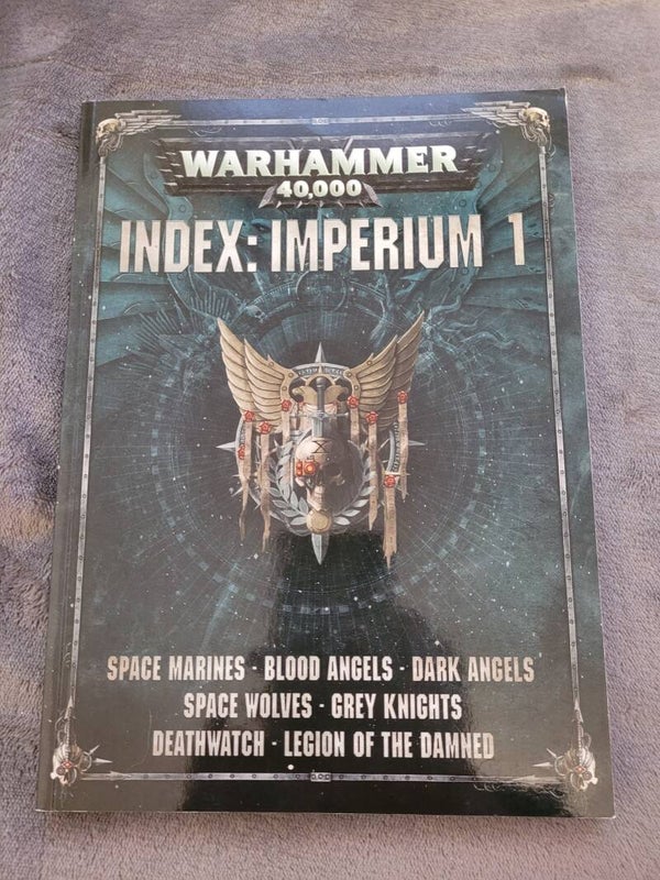 Buch Warhammer 40.000 Index:Imperium 1 Ergänzung