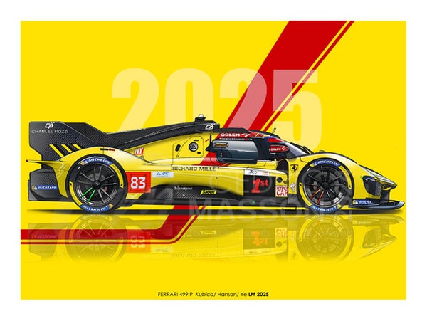 Ferrari 499 P 24h du Mans 2025 n°83