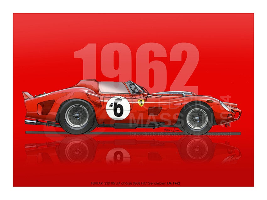 Ferrari 330 TRi 24h du Mans 1962 n°6