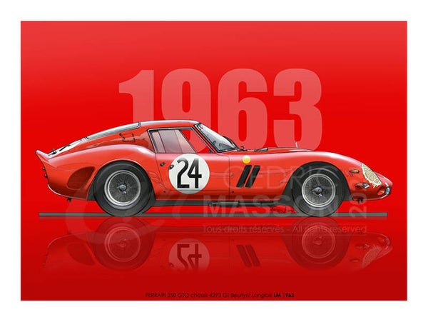 Ferrari 250 GTO 24h du Mans 1963 n°24