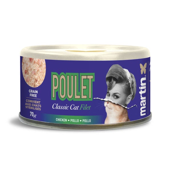 Martin Food Classic - Filet chat au poulet - 70g