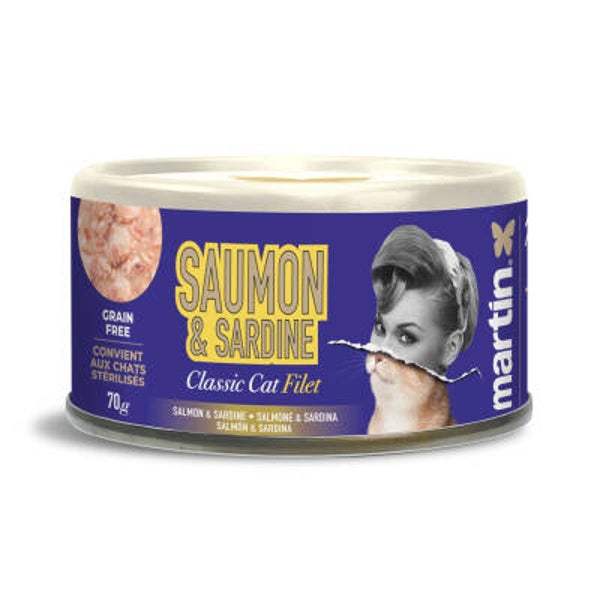 Martin Food Classic - Filet chat au saumon - 70g