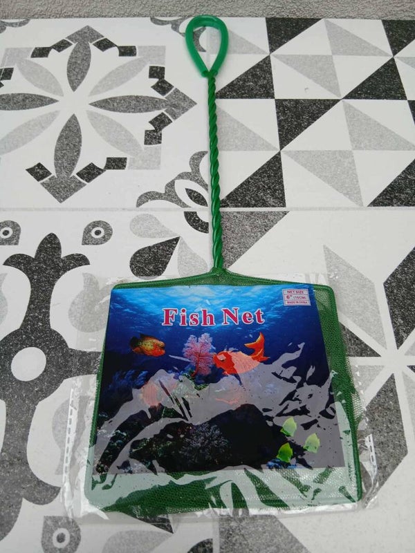 épuisette carré vert 15,24cm