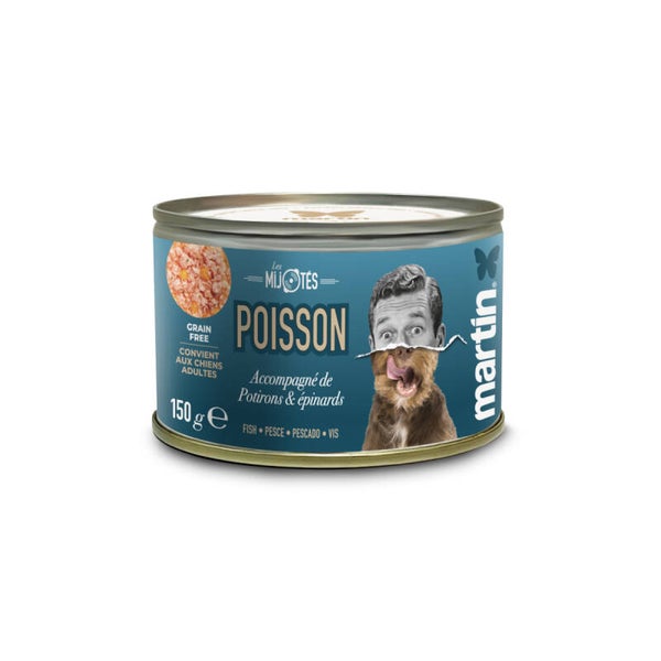 Martin Food - Mijotés de poisson pour chien 150g