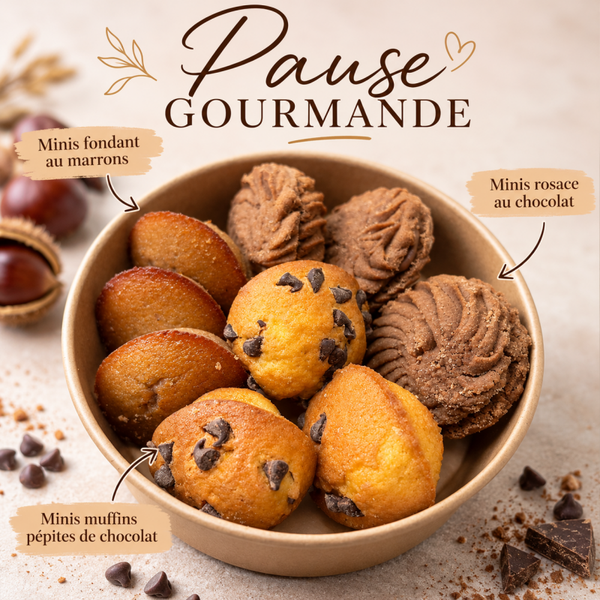 Pause Gourmande Assortiment de mini douceurs artisanales
