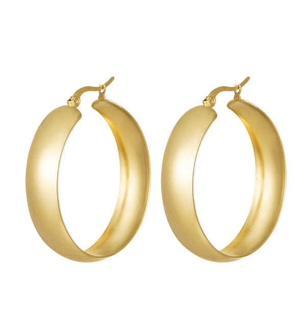 Nora hoops goud