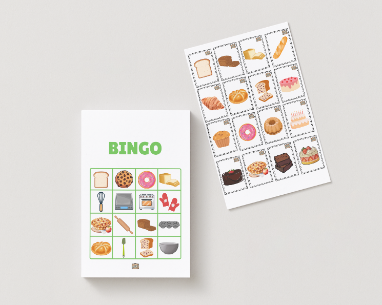 Bingospel thema bakker