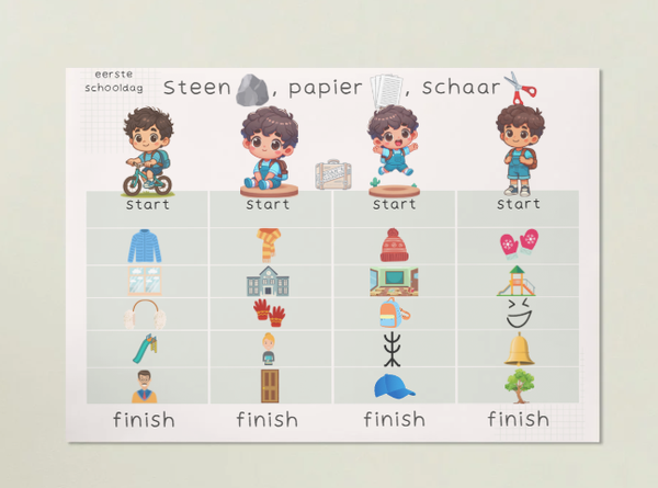 Steen, Papier, Schaar (8 bordspellen)
