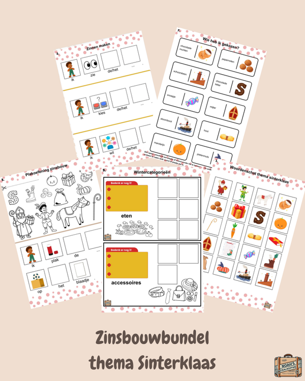 Zinsbouwbundel thema sinterklaas