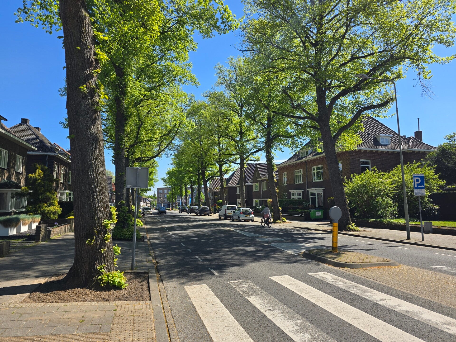 Een doorkijk van het centrum van Geleen