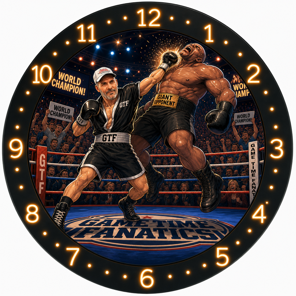 Boxing Day, your Knock-Out Boxing Clock
