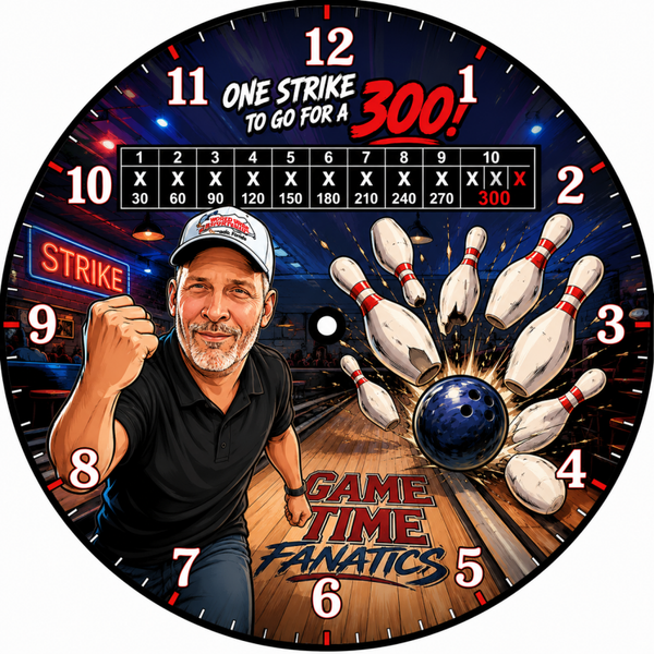 The 300 Dream Classic Bowling clock