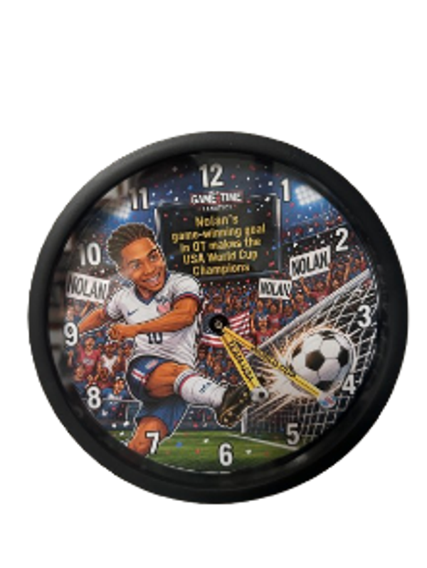 Soccer World Cup Champion clock