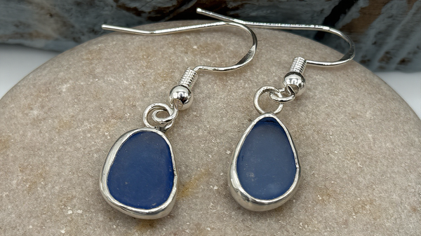 Sea glass & silver earring workshop