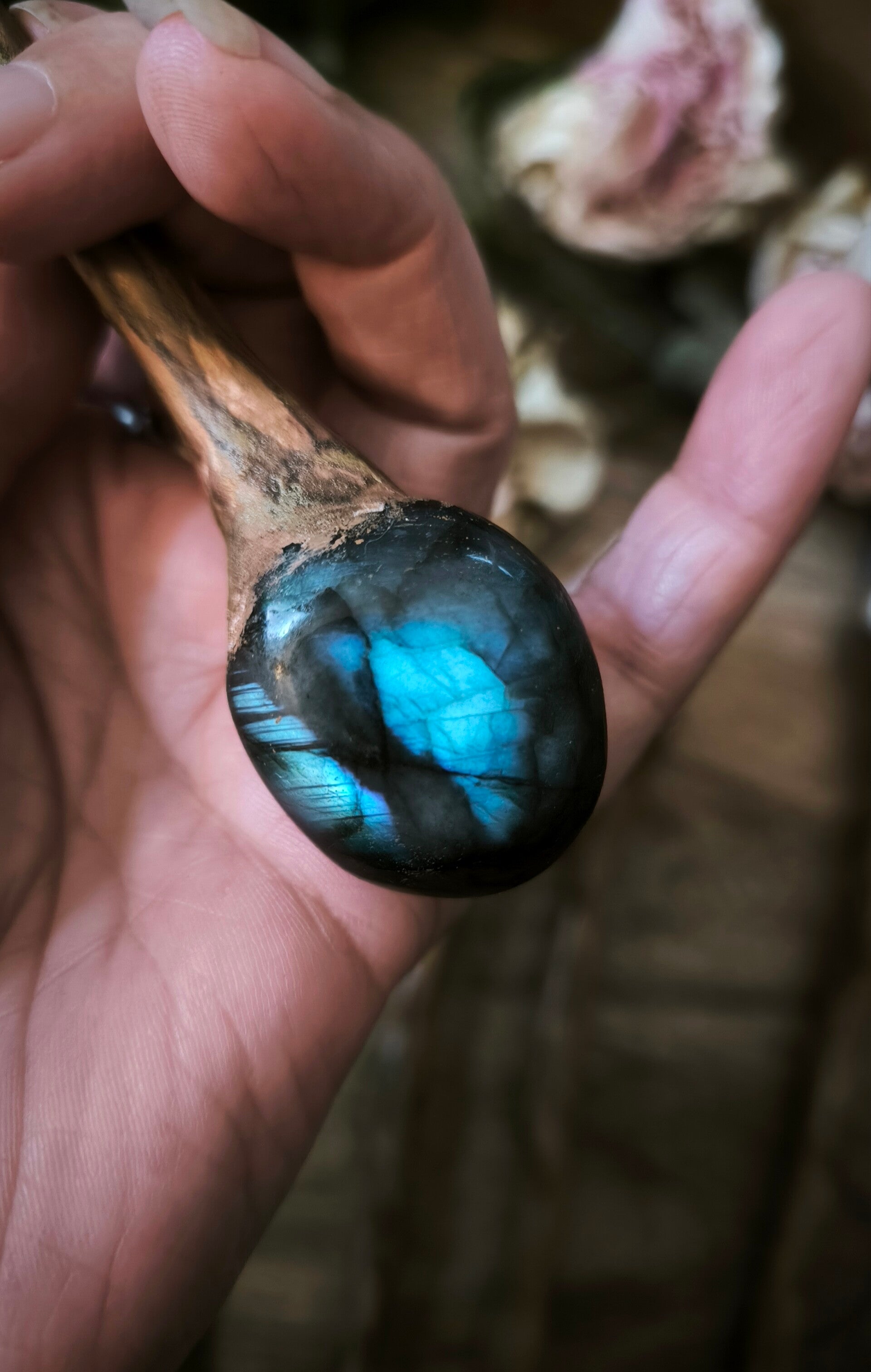 Baguette magique. Labradorite