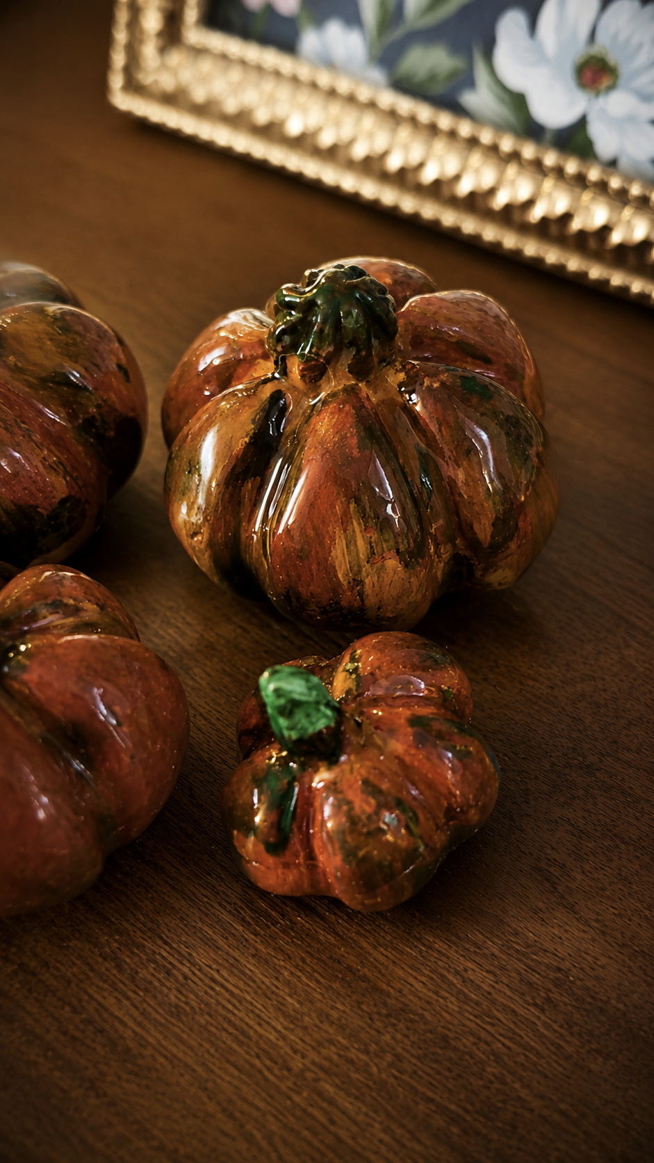 Lot Citrouilles miniatures.