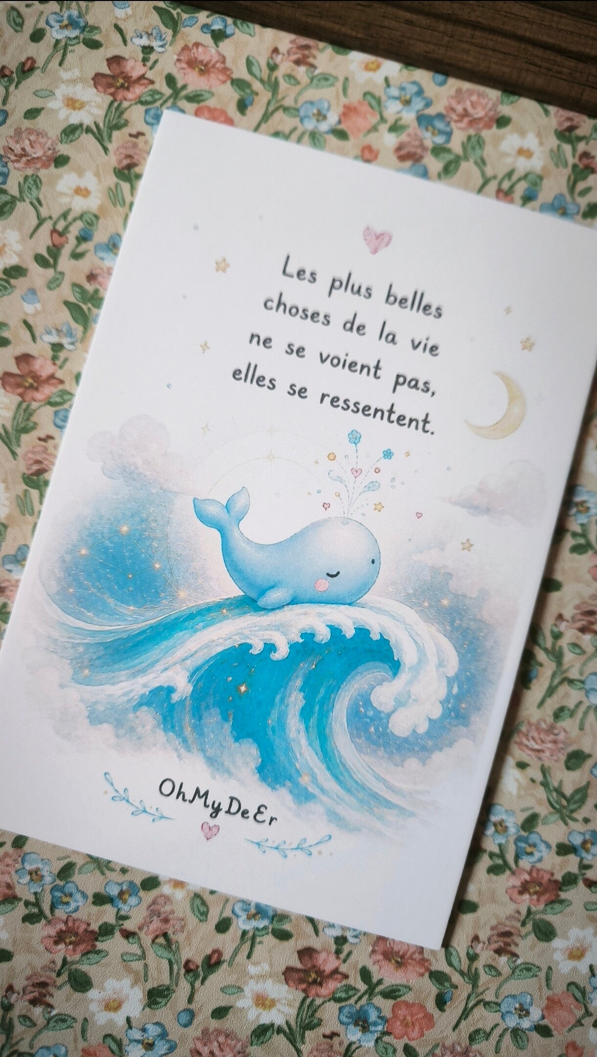 Carte. Baleine.