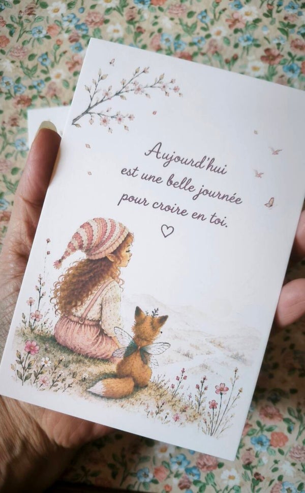 Carte. Croire en toi.