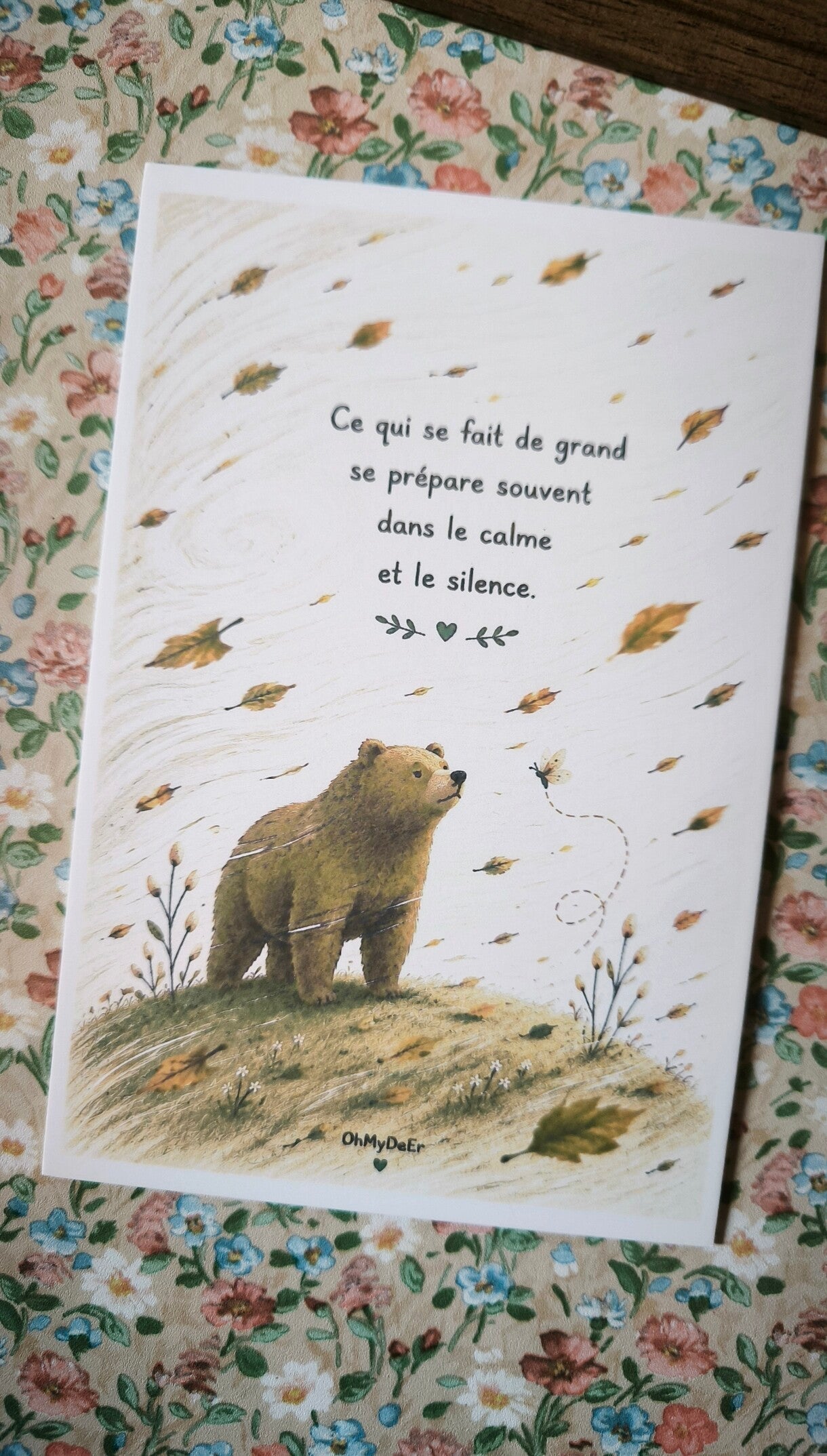 Carte . L'ours .