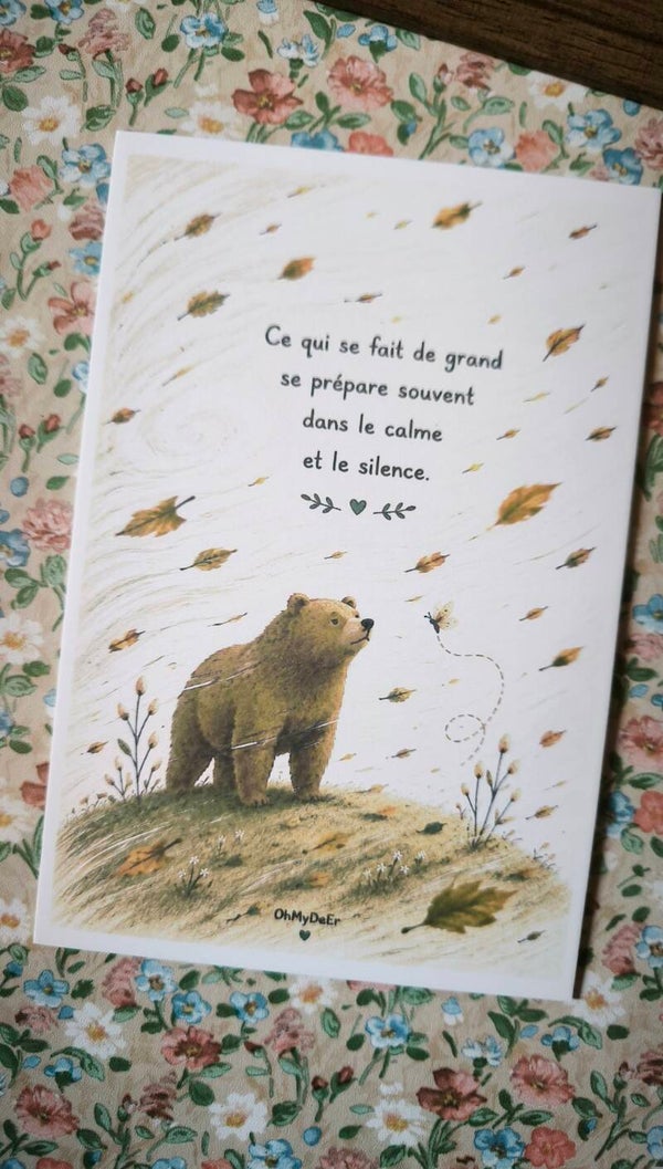 Carte . L'ours .