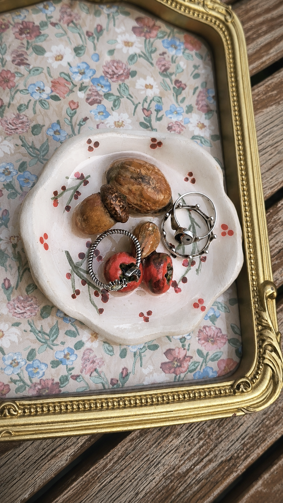 Coupelle à bijoux automnale 🍂