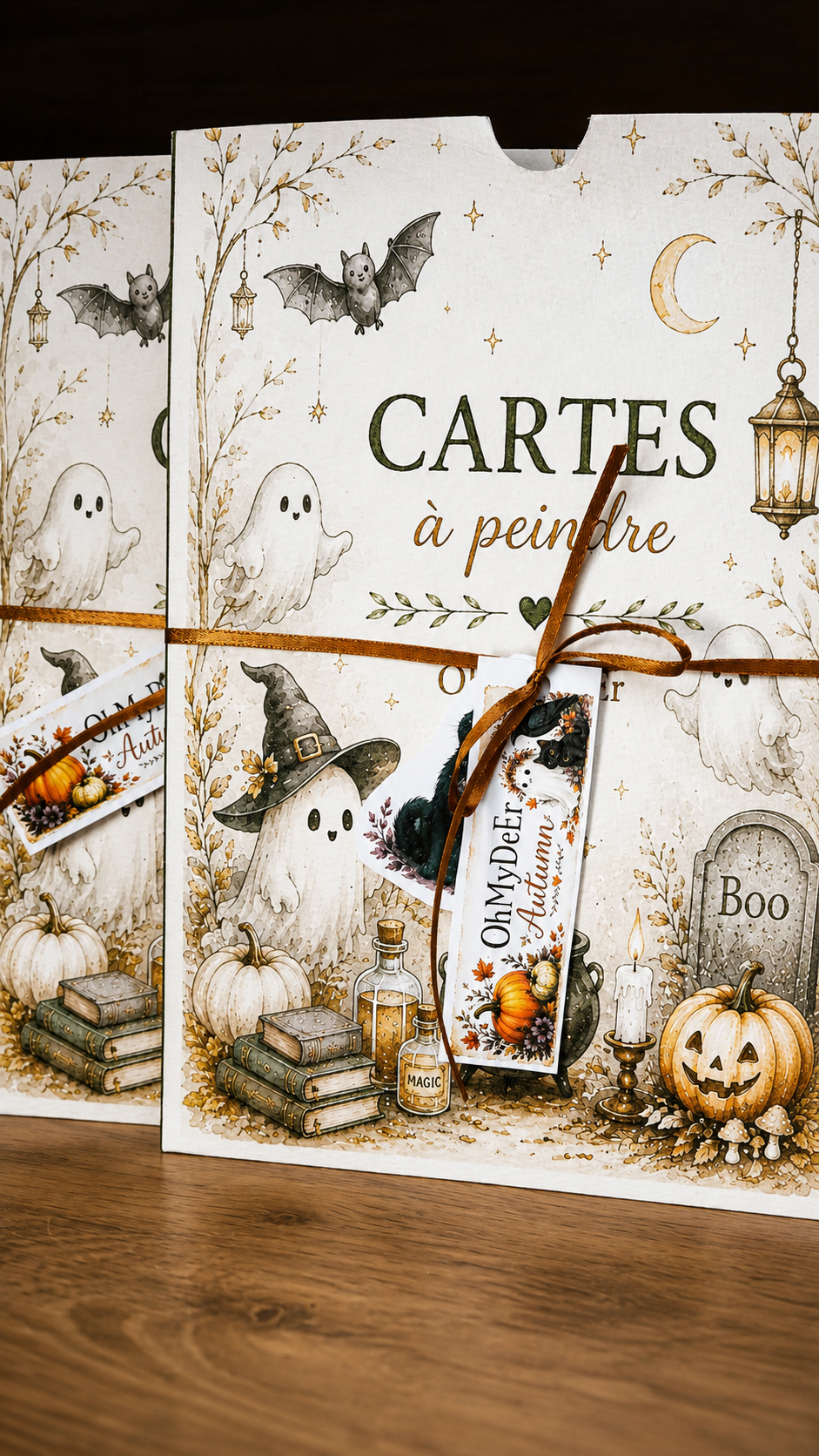 🎃 Pochette SURPRISE. Les Cartes à Peindre. Halloween 🎃