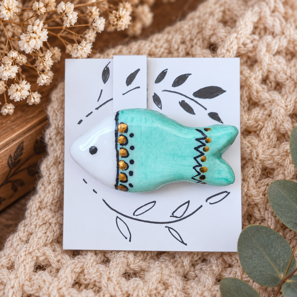 Broche. Le poisson. Les minimalistes