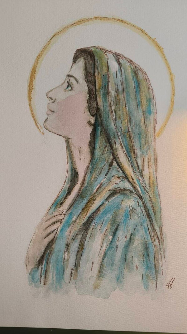 Aquarelle. Marie. A4