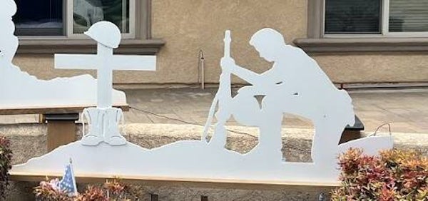 Memorial day Kneel down  FULL SIZE 88"X36"X1/4"