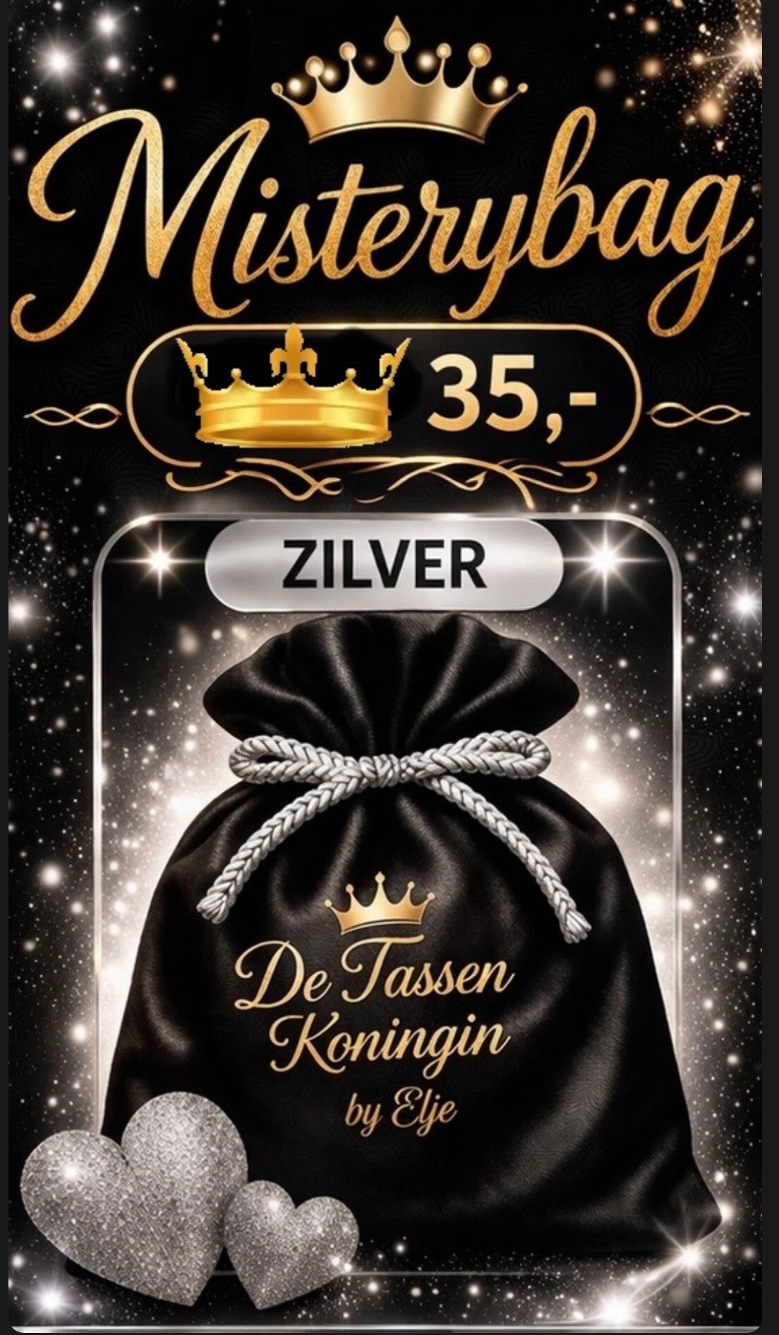 België Mistery bag 35.00 Zilver