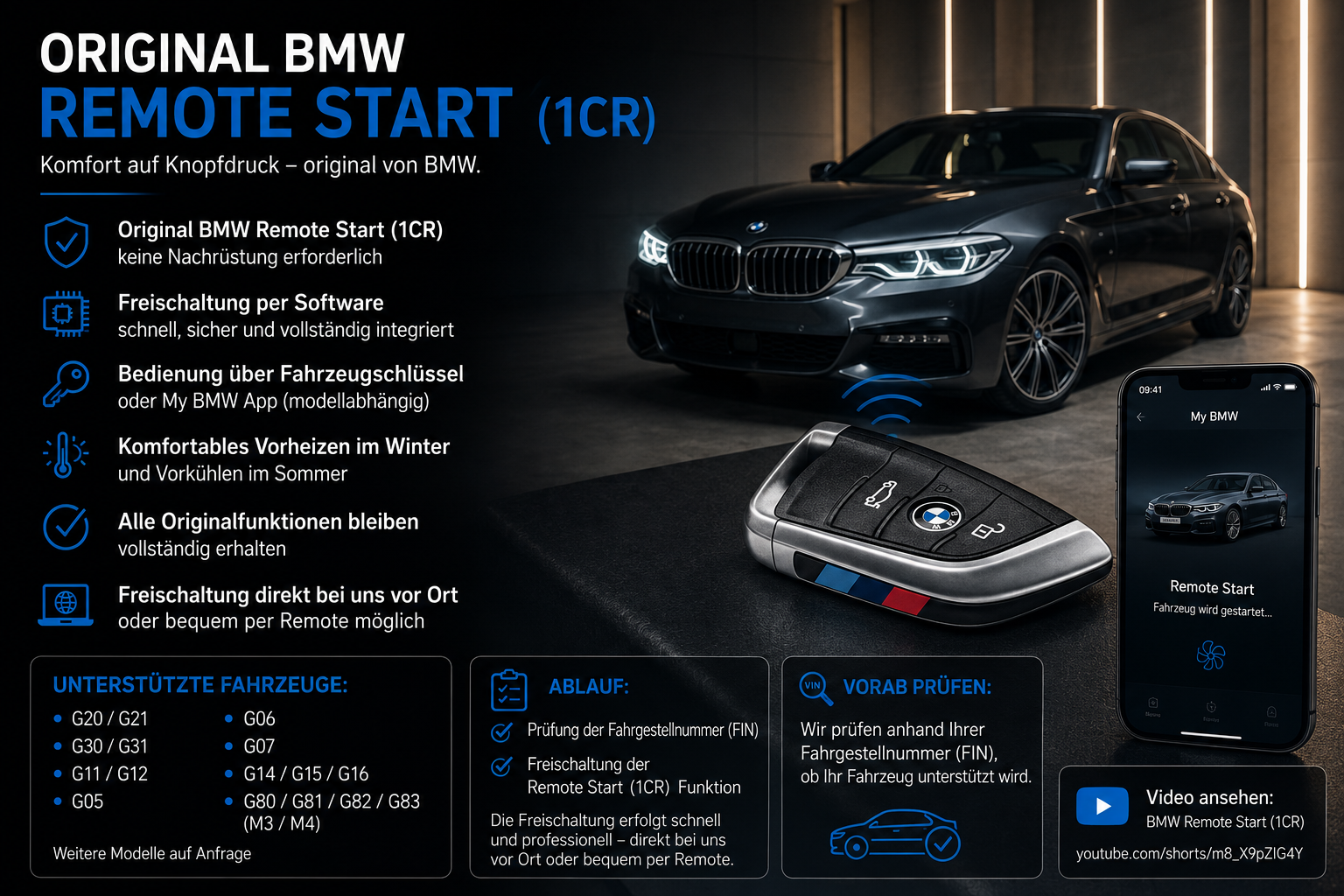 BMW Remote Engine Start 1CR