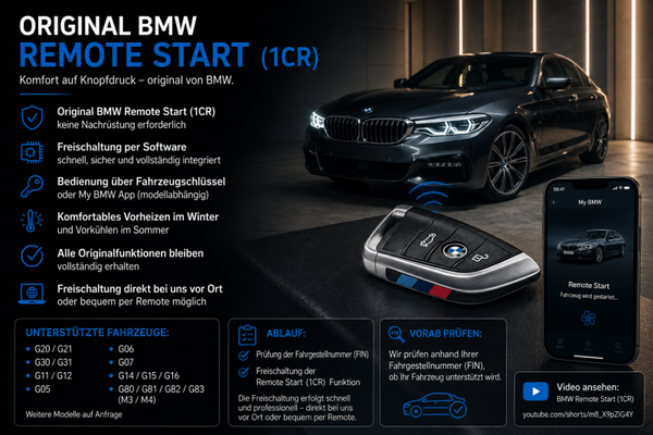 BMW Remote Engine Start 1CR