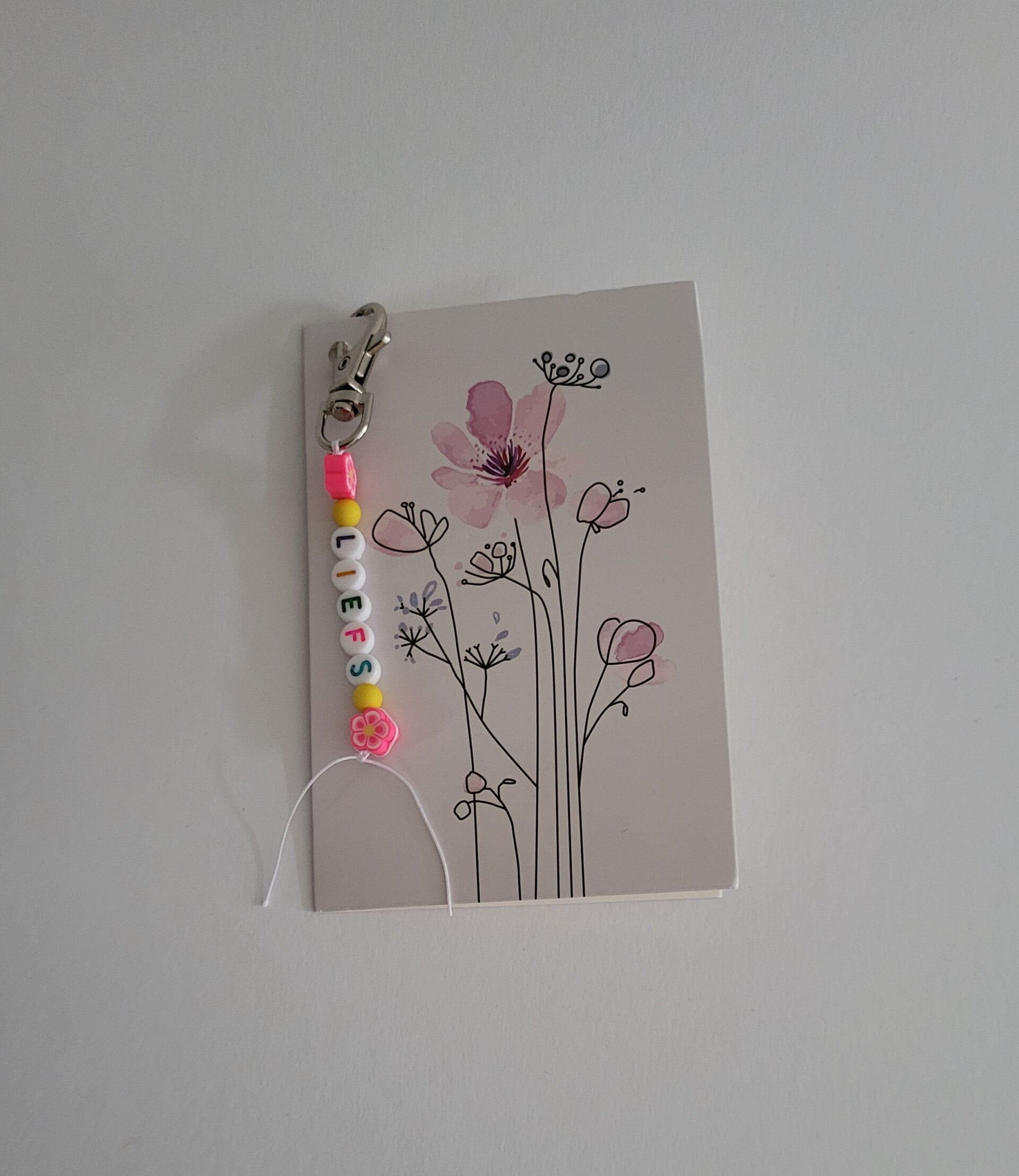 Kaartje met sleutelhanger