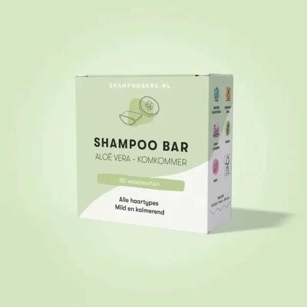 Shampoo Bar Aloë Vera – Komkommer