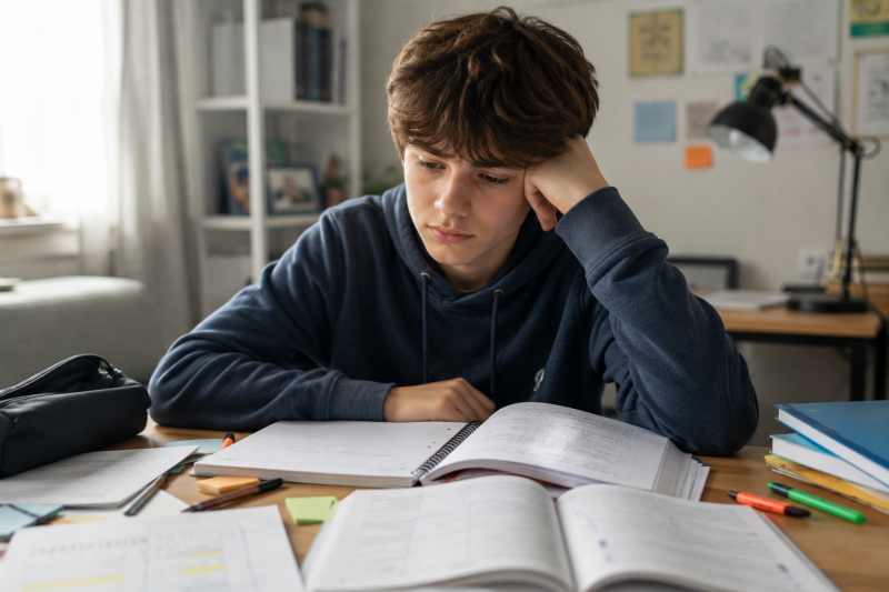 adolescent démotivé