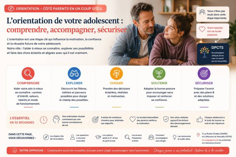 l'orientation de l'adolescent