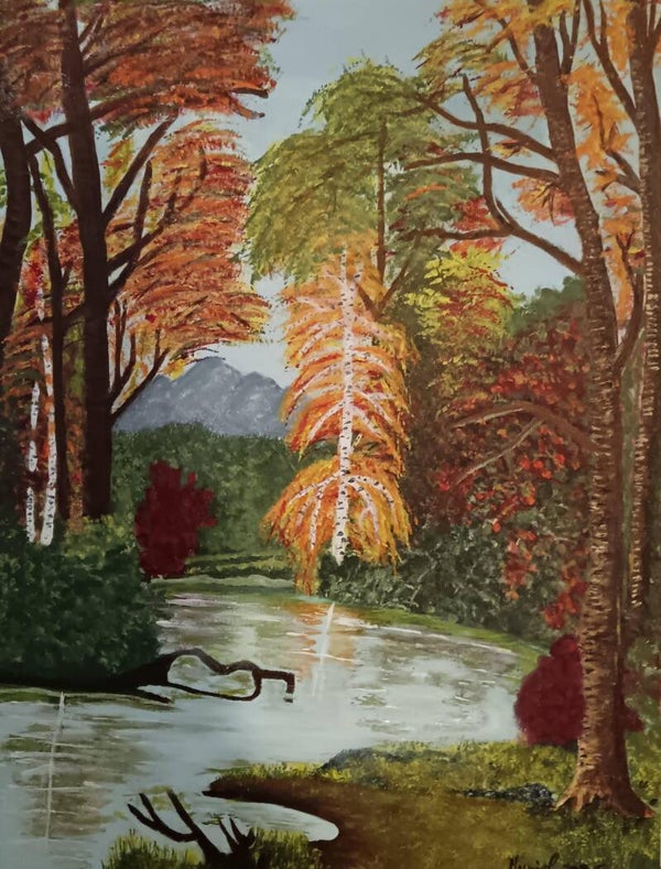 Paysage automnal au Québec