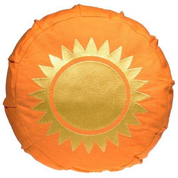 Meditatiekussen voor kinderen zon biokatoen