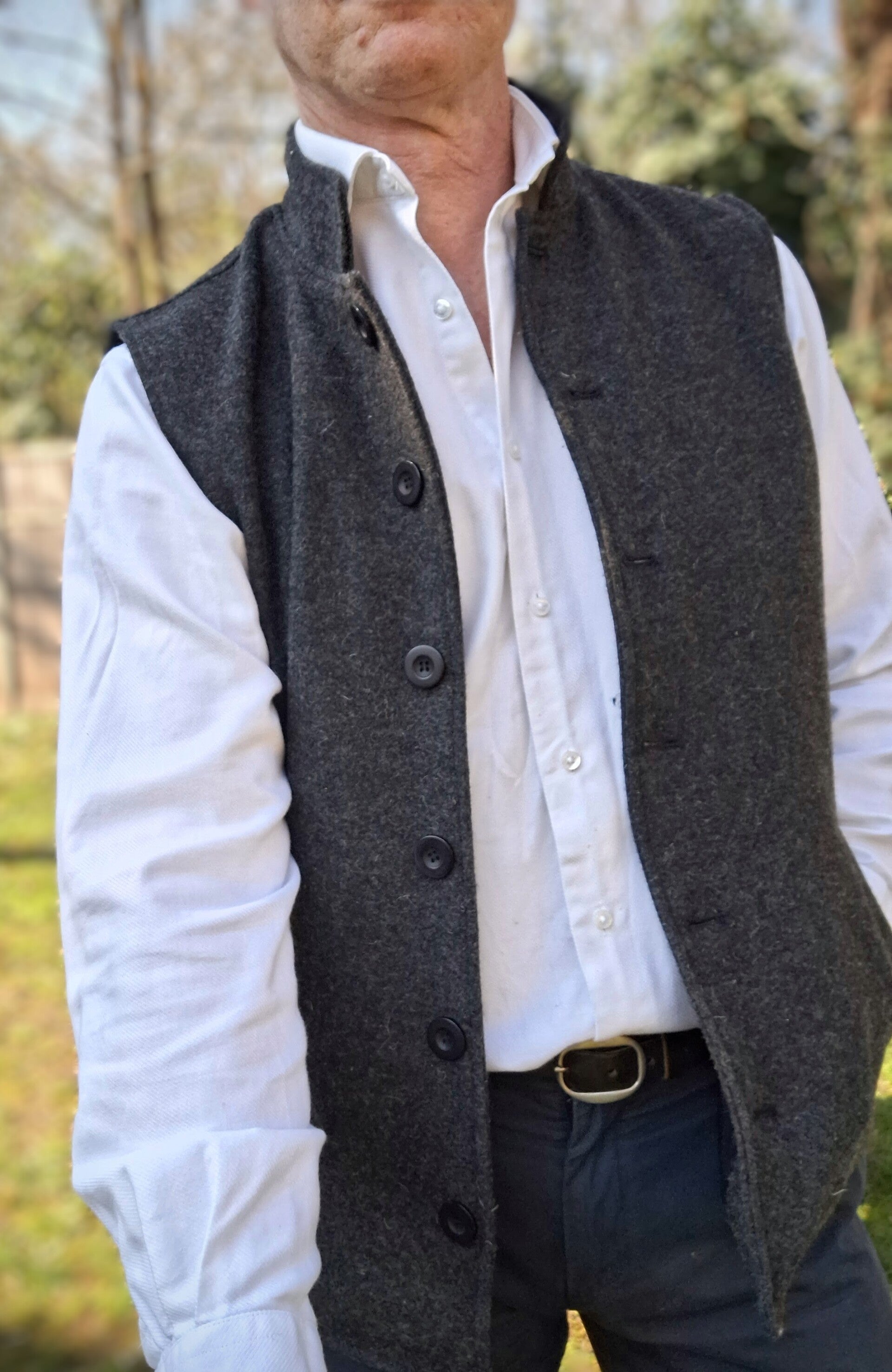 pure wool gilet waistcoat