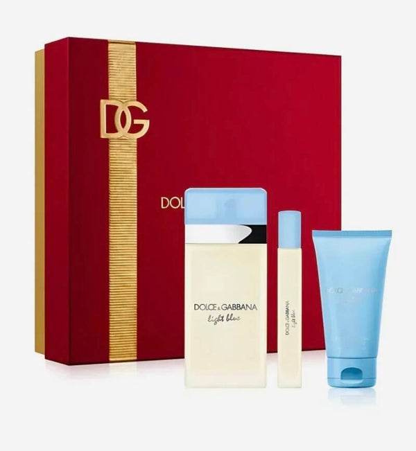 Light Blue D&G Set 3p 3.4oz for Women EDT